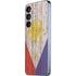 Philippines Flag Dark Wood Galaxy A55 5G Skin